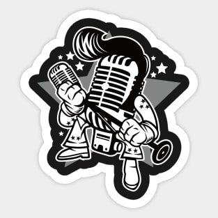 Viva La Microphone Sticker